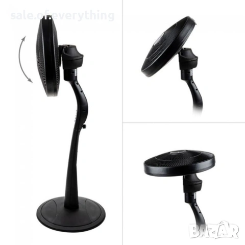 Вентилатор на стойка 16''Diplomat 2в1, 55W, Wi-Fi, таймер, височина 72/124.5 cm, снимка 3 - Вентилатори - 54003144