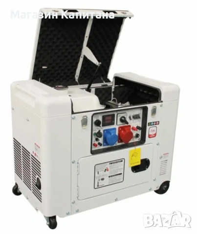 Дизелов звукоизолиран генератор за ток SENCI SCDG-10000SE TEQ/ 200/400V/ 9.4kW