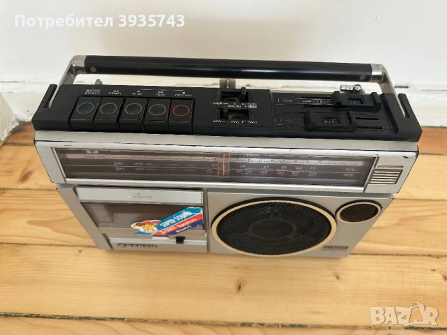 Sanyo vintage касетофон Japan , снимка 2 - Радиокасетофони, транзистори - 54499633