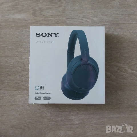 ЧИСТО НОВИ Sony WH-CH720N – Фабрично запечатани безжични слушалки с ANC, Сини