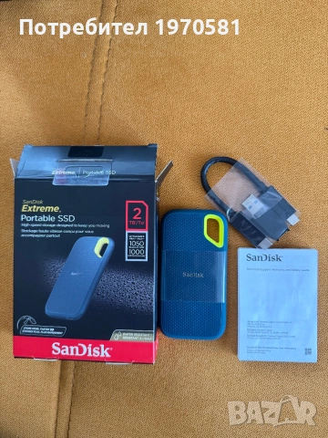 SanDisk Extreme Portable SSD 2 TB, снимка 5 - Твърди дискове - 55068005