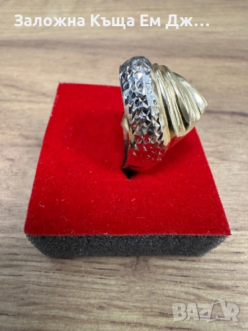 Дамски златен пръстен 2.05гр. 14к., снимка 3 - Пръстени - 54266564