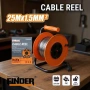 Професионална удължителна макара 25 метра, 4 гнезда, 1.5мм2, снимка 1