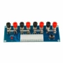 Адаптерна платка за ATX захранване 12V, 5V, 3.3V – с 5A предпазители, LED индикатор и ON/OFF 10395, снимка 10