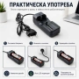 Универсално зарядно за батерии 18650 26650 16340 и 14500 с LED индикатор, снимка 7