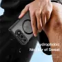 DUX DUCIS Aimo за iPhone Fold Магнитен PC TPU Калъф със Защита на Пантата и Скрийн Протектор – Черен, снимка 6