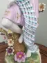 Meissen фигура 34см-1,5кг/Майсен порцеланова статуетка на момиче с цветя, снимка 10