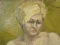 Авторска картина модел "Голо тяло" масло 1970 г #2, снимка 5
