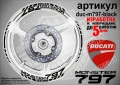 Ducati Monster 797 кантове + надписи за джанти, снимка 1