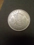 1/2 крона 1939 Великобритания сребро, снимка 1