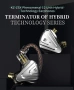 Вградени монитори, KZ ZSX 1DD+5BA Хибридни HiFi стерео шумоизолиращи спортни IEM слушалки, снимка 3