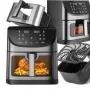 Фритюрник с горещ въздух 8L 1800W с 11 програми, LCD дисплей, таймер и прозорец за наблюдение, снимка 7
