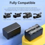 Батерия ENEGON NP-F750 с порт за зареждане тип C 5600mAh за Sony NP-F550 F570 F750 F770 F960 F970, снимка 2