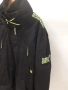 SUPERDRY Wind Attacker Jacket 2XL - Black Neon - Fleece Lined - Оригинално мъжко яке, снимка 5