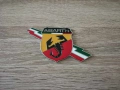 цветна метална емблема Abarth със светкавица, снимка 1