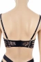 Hunkemöller комплект бельо с леопардов принт и черна дантела – сутиен 75C / бикини M, снимка 5