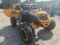 US Детски акумулаторен джип KANSAS 4x4 24V оранж, снимка 4