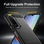 MOFI Карбонов Калъф за Xiaomi Redmi A7 Pro 4G - TPU, Четкана текстура, Бързо охлаждане, 3 цвята, снимка 4