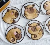 Капибара Capybara емблема апликация за дреха дрехи самозалепваща се нашивка, снимка 3