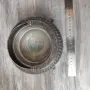 Стар съд за хайвер сладко с похлупак посребрен , снимка 4