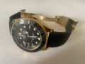 Rolex черно златист механичен автоматичен часовник нов!, снимка 3