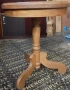 Маса за кафе от масивно дърво с рисунка, снимка 3