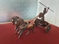 римска колесница от бронз, снимка 7
