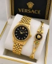 дамски комплект часовник и гривна Versace , снимка 3