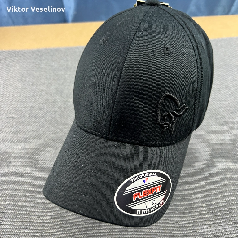 НОВА Norrona /29 Flexfit Cap Размер L-XL Черна Шапка с Козирка, снимка 1