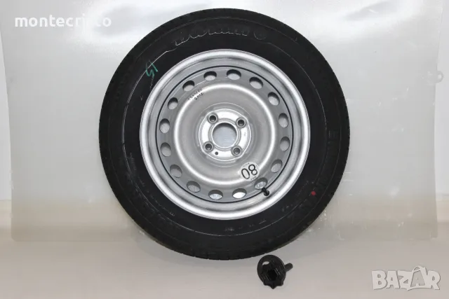 Резервна гума Dacia Sandero (2008-2020г.) 4x100 60.1 / 15 цола гума с джанта Sandero I Sandero II