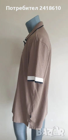 Hugo Boss Pima Cotton Pique  Slim Fit Mens Size 2XL НОВО! ОРИГИНАЛ! Мъжка Тениска!, снимка 3 - Тениски - 54645154