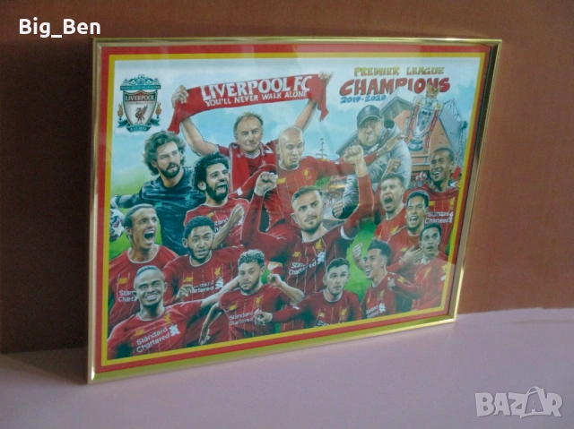 Картини Liverpool - Premier League Champions 2020/2025, снимка 5 - Футбол - 54371006