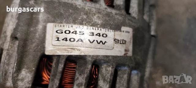 Динамо алтернатор C607703A 140A VW Golf 5 1.9-105к.с. BKC, снимка 2 - Части - 54438611