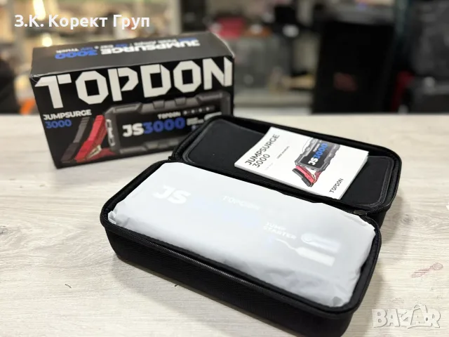  Jump Starter TopDon JS3000 , снимка 4 - Аксесоари и консумативи - 55534837