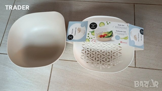 Spice & Soul Sieb - Set / Colander Set екодер., снимка 4 - Аксесоари за кухня - 37923903