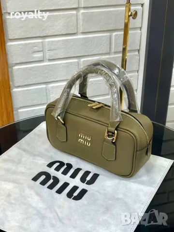 Miu Miu Нова Дамска Кожена Чанта Миу Миу Различни Цветове , снимка 12 - Чанти - 55329906