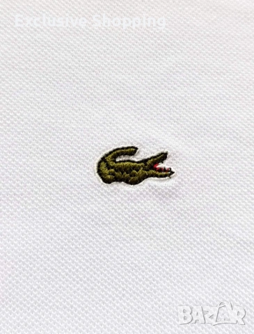 Мъжки тениски с яка Lacoste, снимка 3 - Тениски - 54799487