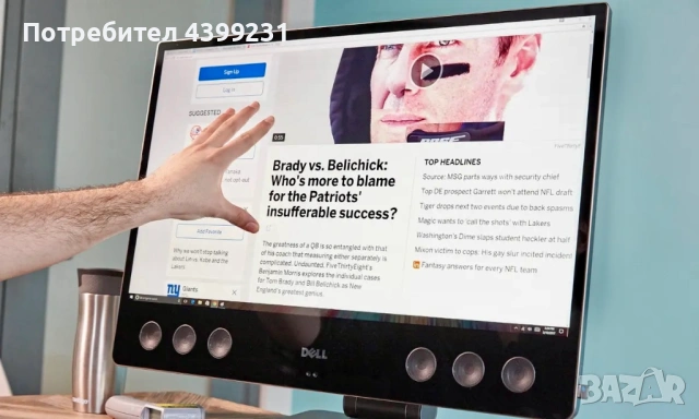 Компютър All-in-One DELL XPS 27-7760/27" UHD Touch Screen - висок клас