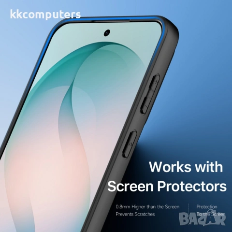 DUX DUCIS Samsung Galaxy S26 FE Калъф - Магнитен, PC+TPU, Прозрачен гръб, Черна рамка, снимка 8 - Резервни части за телефони - 55036673