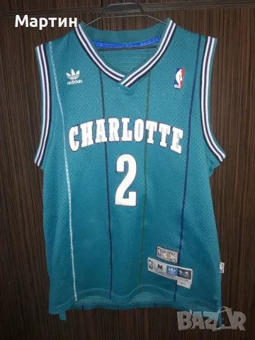 Оригинален NBA потник Adidas Charlotte Hornets (Размер M/L), снимка 6 - Спортни дрехи, екипи - 55354943