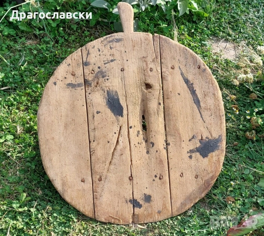Стара дъска / лопата за хляб / фурна, битова декорация битов кът и Чутури, стара дървена чутура , снимка 2 - Антикварни и старинни предмети - 29140857