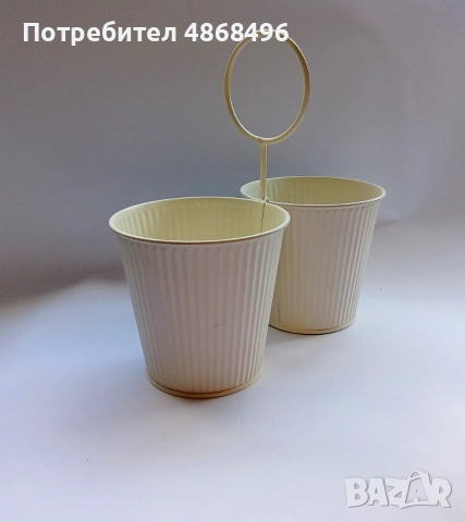 Метални кашпи , снимка 3 - Стайни растения - 55070950