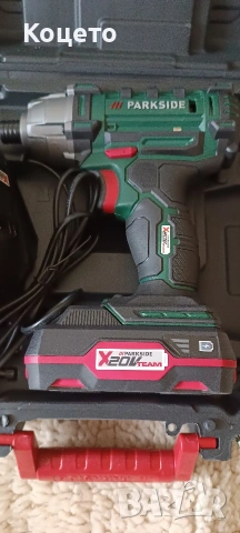 20V - 180Nm - Ударен винтоверт Parkside/Парксайд 