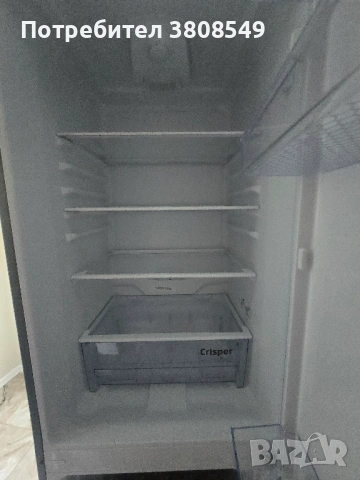 Хладилник сив с долен фризер BEKO, снимка 3 - Хладилници - 54869241