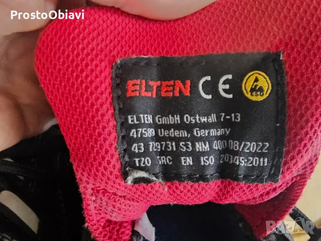  Работни обувки ELTEN Sicherheitsschuh S3 Senex XXT ESD, снимка 9 - Други - 55473360