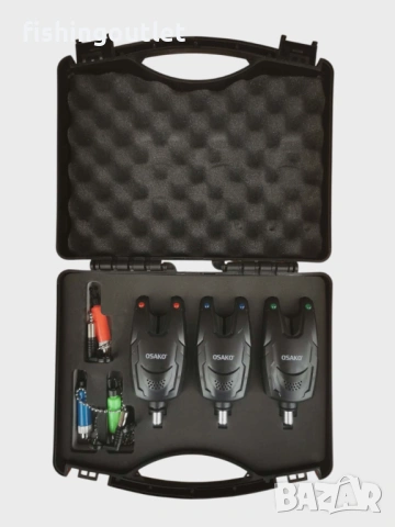 Комплект от 3 сигнализатора и 3 обтегача, снимка 8 - Такъми - 54058104