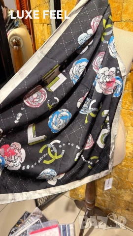 Dior ⚜️ Chanel ⚜️ Hermes ⚜️Дамски Шалове, снимка 17 - Шалове - 54780360