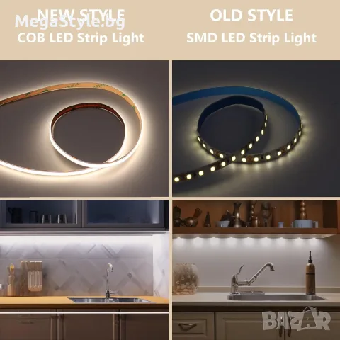 BENLUN CCT COB LED 10m. с дистанционно управление, снимка 2 - Лед осветление - 55351454