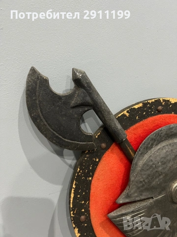 Декоративно пано – рицарски щит, снимка 4 - Антикварни и старинни предмети - 54270037