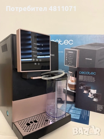 Кафеавтомат Cecotec Cremmaet Compactccino с млечна система Black Rose, снимка 4 - Кафемашини - 54346538